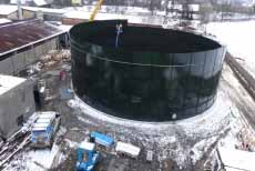 Video z budowy zbiornika na gnojowicę w Lubině